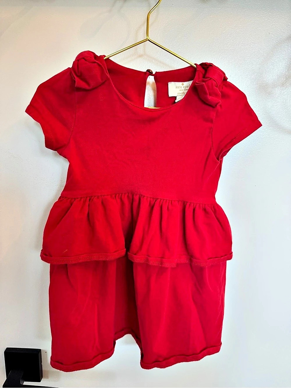 Kate spade Girls Red Dress Size 2 cotton spandex